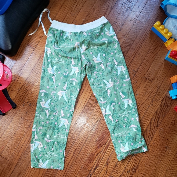 2 Tinkerbell Sleep Pants sz Small - Picture 6 of 12